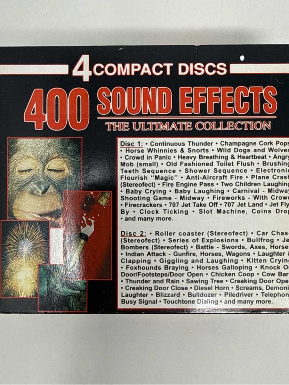 4 CD box set 400 Sound Effects The Ultimate Collection